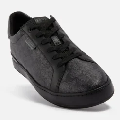 Trainers|Dr. Martens Coach Lowline Signature Printed Coated-Canvas Trainers - UK 10