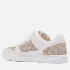 Trainers|Dr. Martens Coach Men's C201 Mixed Signature 1 Basket Jacquard-Canvas Trainers - UK 11