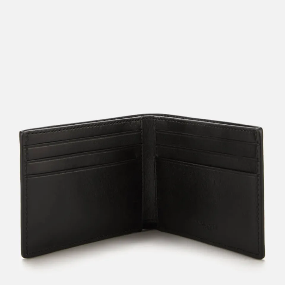 Wallets|Dr. Martens Coach Men's Signature Canvas Slim Bifold Wallet - Charcoal/Black