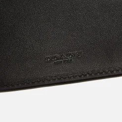 Wallets|Dr. Martens Coach Men's Signature Canvas Slim Bifold Wallet - Charcoal/Black