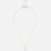 Jewellery|Coach Pearl Orb Short Gold-Tone Pendant Necklace