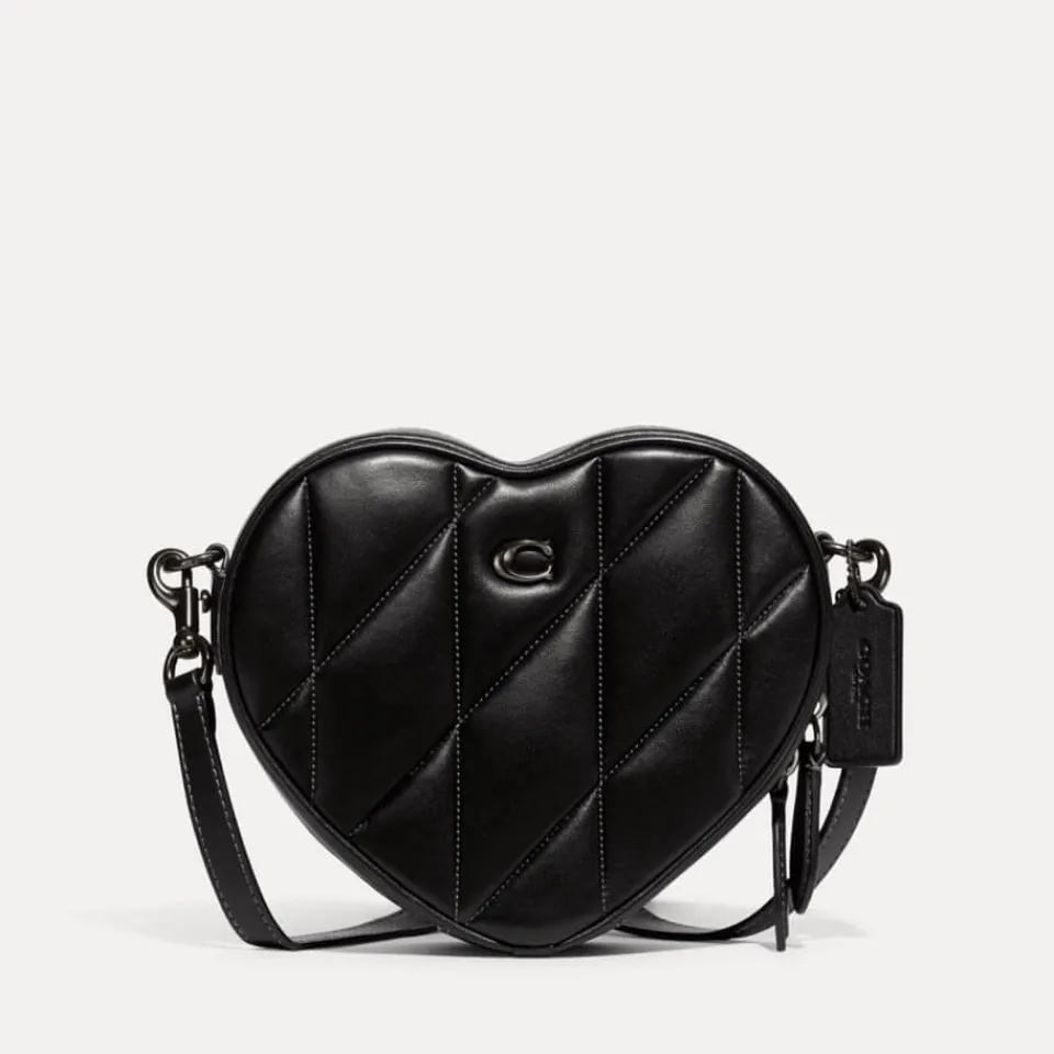 Bags|Dr. Martens Coach Quilted Heart Leather Crossbody Bag