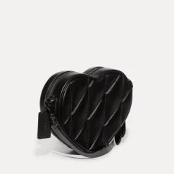 Bags|Dr. Martens Coach Quilted Heart Leather Crossbody Bag