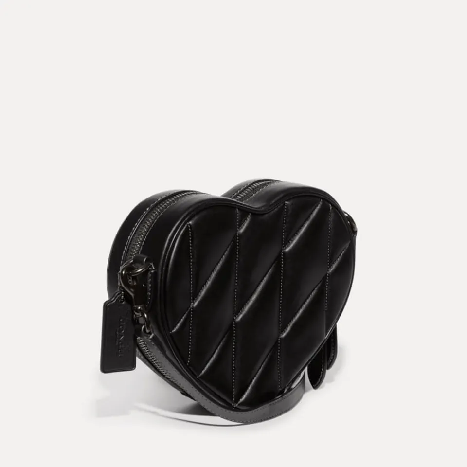 Bags|Dr. Martens Coach Quilted Heart Leather Crossbody Bag