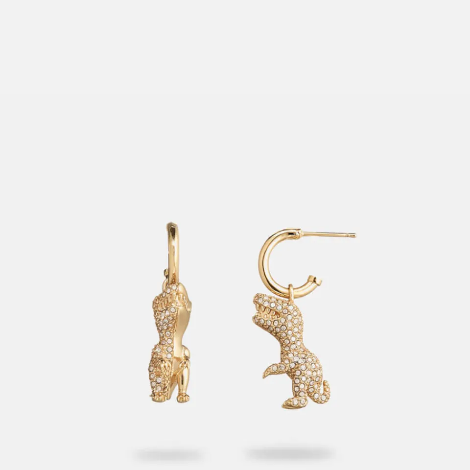 Jewellery|Carhartt WIP Coach Rexy Crystal and Gold-Tone Earrings