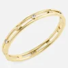 Jewellery|Coach Signature C Gold-Tone Bangle Bracelet