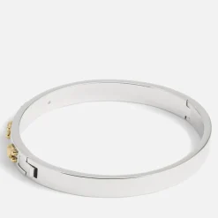Jewellery|Coach Signature C Hinged Silver-Plated Bracelet