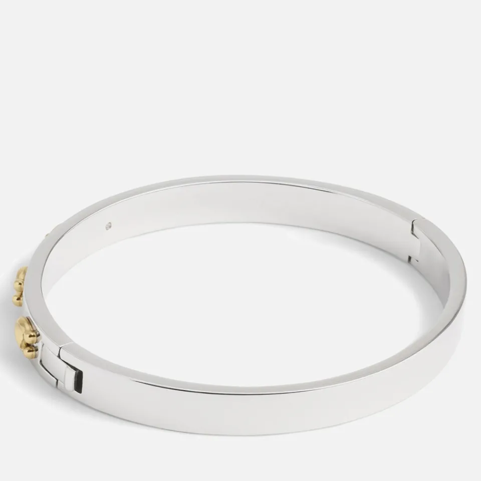 Jewellery|Coach Signature C Hinged Silver-Plated Bracelet