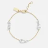 Jewellery|Coach Signature Pavé C Strand Gold-Tone Bracelet