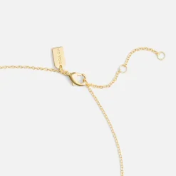 Jewellery|Coach Signature Quilted Coin Gold-Tone Jewellery Set