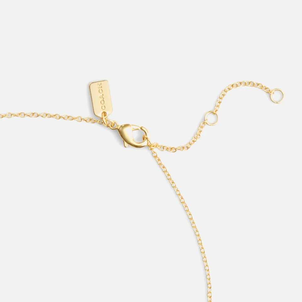Jewellery|Coach Signature Quilted Coin Gold-Tone Jewellery Set