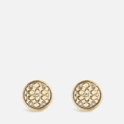 Jewellery|Dr. Martens Coach Signature Quilted Coin Stud Earrings