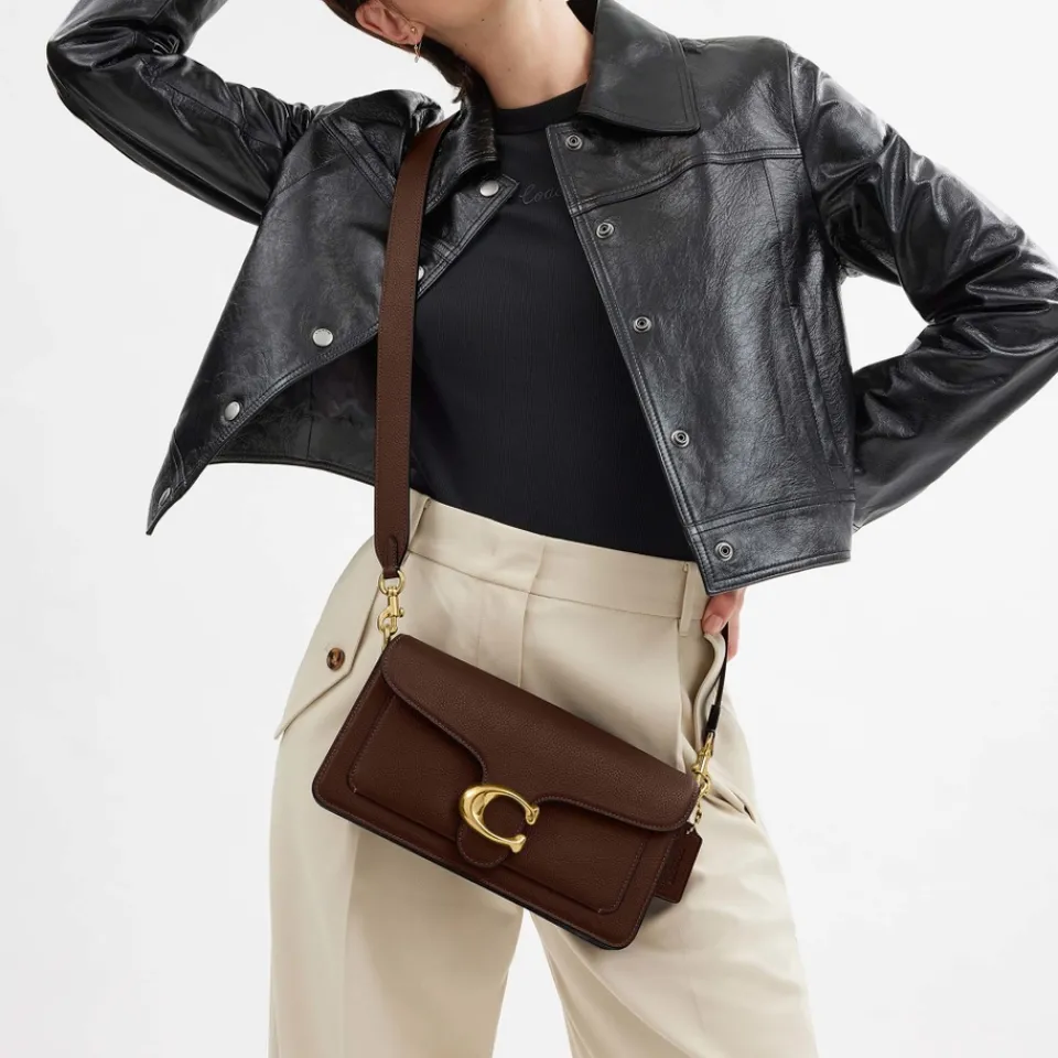 Bags|Coach Tabby 26 Leather Shoulder Bag
