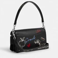 Bags|Dr. Martens Coach Tabby 26 Sketch Print Leather Shoulder Bag