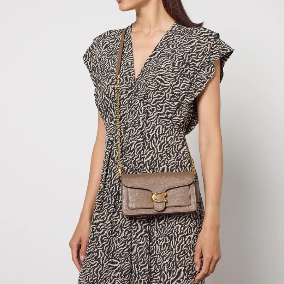 Bags|UGG Coach Tabby Chain Leather Clutch Bag