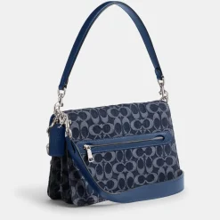 Bags|Dr. Martens Coach Washed Chain Tabby Denim Shoulder Bag