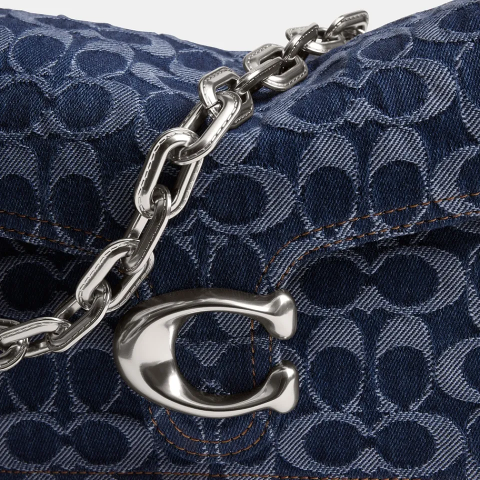 Bags|Dr. Martens Coach Washed Chain Tabby Denim Shoulder Bag