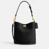Bags|Ganni Coach Willow 19 Soft Leather Bucket Bag