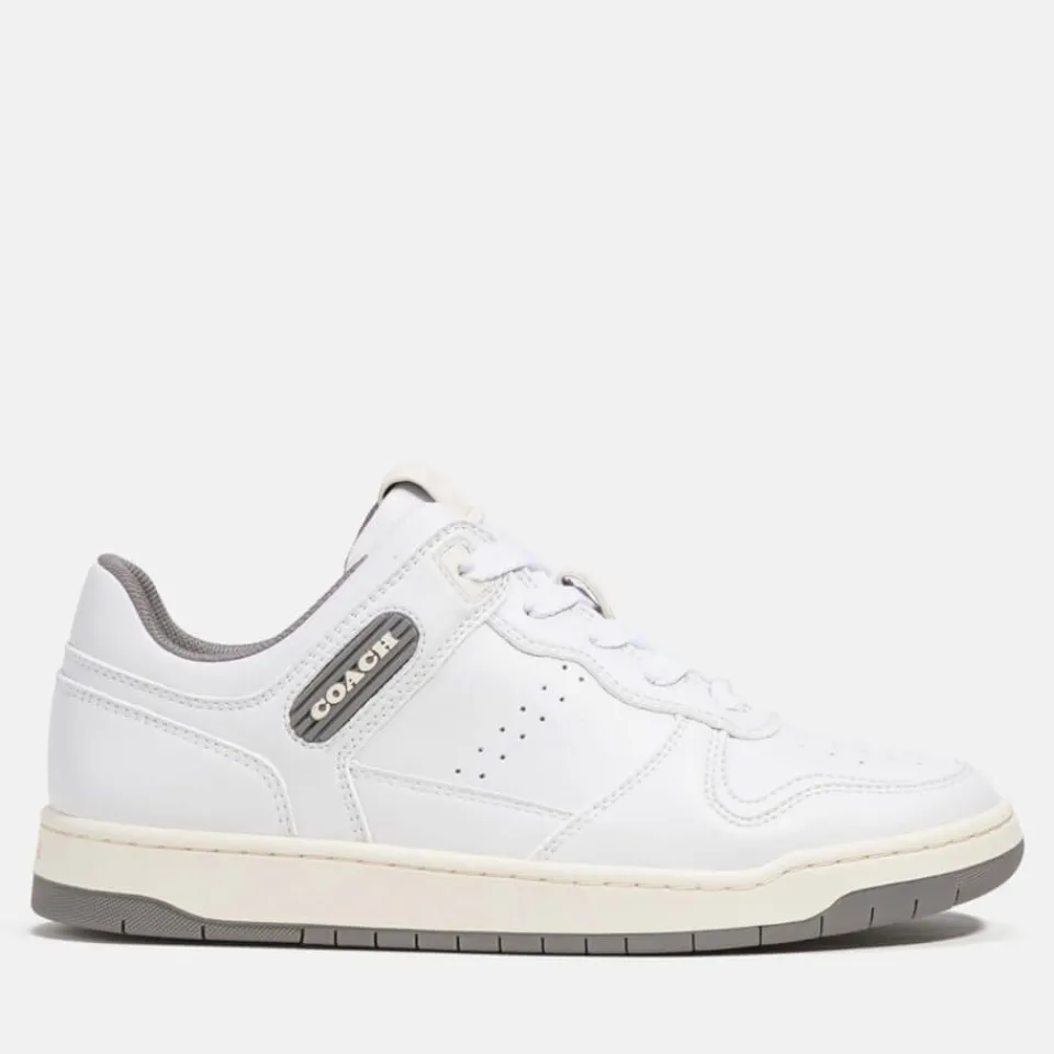 Trainers|Coach Women's C201 Basket Leather Trainers - UK 3
