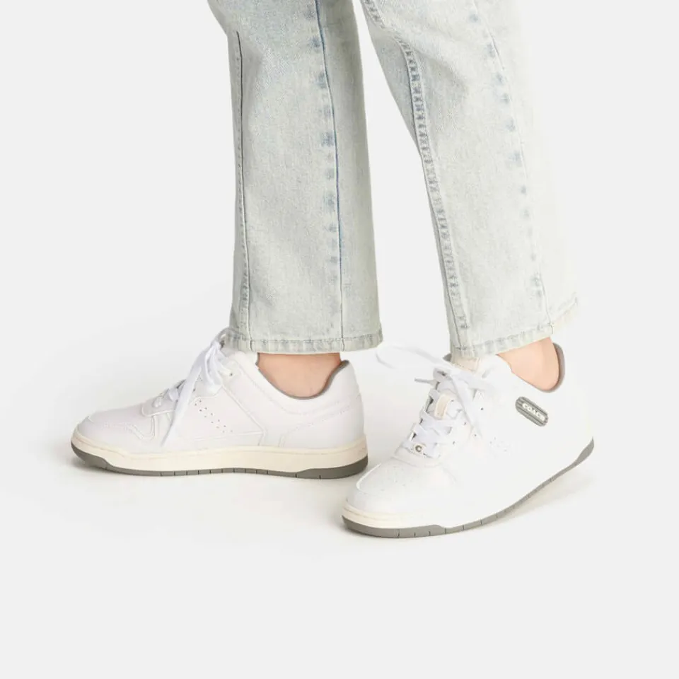 Trainers|Coach Women's C201 Basket Leather Trainers - UK 3