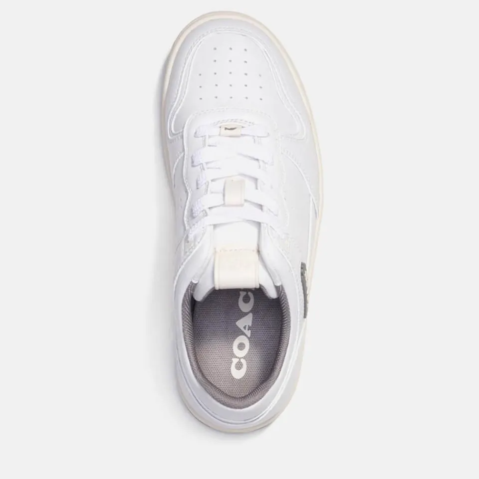 Trainers|Coach Women's C201 Basket Leather Trainers - UK 3
