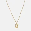 Jewellery|Dr. Martens Coach Women's C Crystal Necklace - Gold/Clear