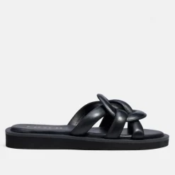 Sandals & Slides|Sandals|Coach Women's Georgie Leather Slide Sandals - UK 4