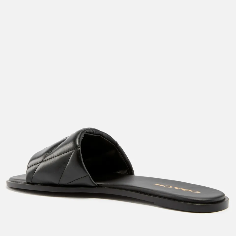 Sandals & Slides|Sandals|Stuart Weitzman Coach Women's Holly Quilted Leather Sandals - UK 5