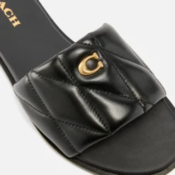 Sandals & Slides|Sandals|Stuart Weitzman Coach Women's Holly Quilted Leather Sandals - UK 5