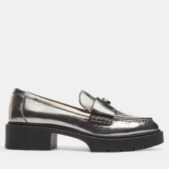 Loafers|Flats|Coach Women's Leah Leather Loafers - UK 8