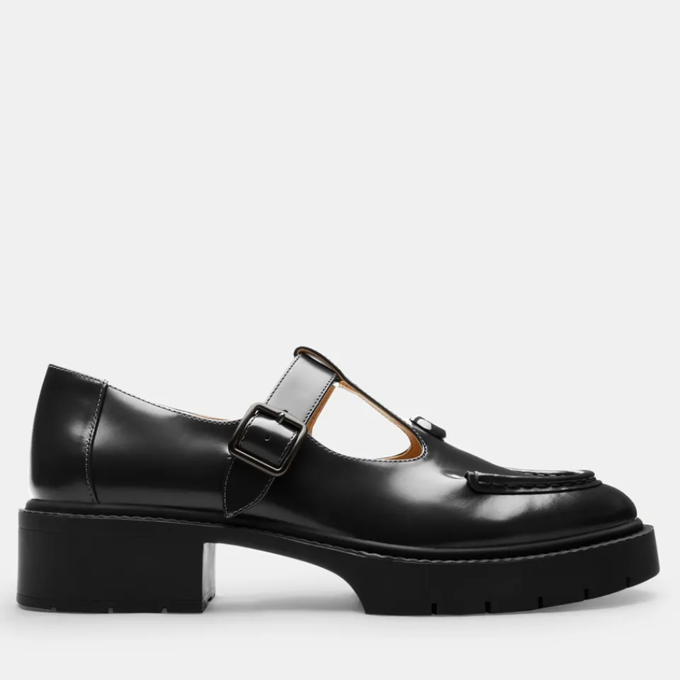 Flats|Coach Women's Liv Leather Mary Jane Flats - UK 3.5