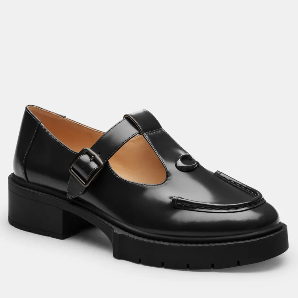 Flats|Coach Women's Liv Leather Mary Jane Flats - UK 3.5
