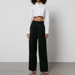 T-Shirts And Tops|Shirts And Blouses|Dr. Martens Coperni Cropped Cotton-Poplin Shirt - FR 38/UK 10