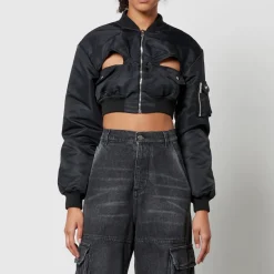 Jackets|Coats|Dr. Martens Coperni Cropped Cutout Shell Bomber Jacket - FR 36/UK 8