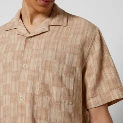 Shirts|Shirts|Wax London Corridor Check Cotton-Jacquard Shirt - XL