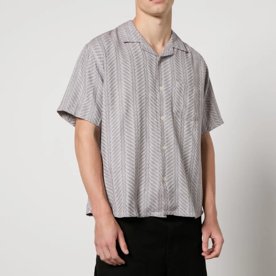 Shirts|Shirts|Corridor Cumberland Cotton-Blend Jacquard Shirt - L