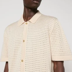 Shirts|Shirts|Polo Ralph Lauren Corridor Pointelle Pima Cotton Shirt - S