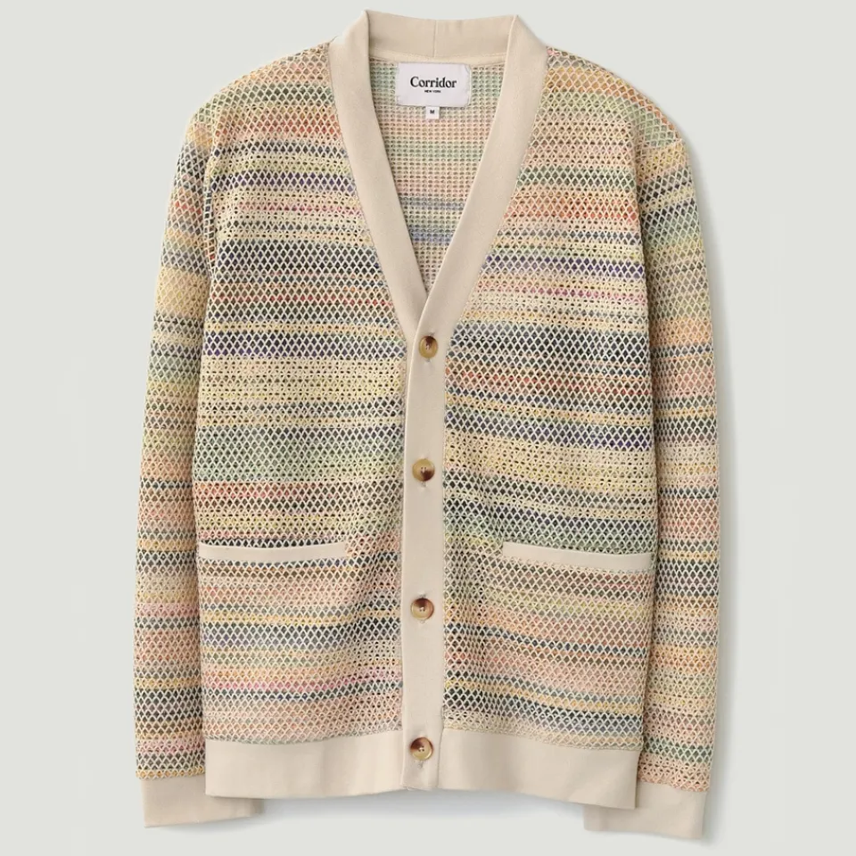 Cardigans|Knitwear|Dr. Martens Corridor Rainbow Cotton-Blend Cardigan - S