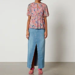 T-Shirts And Tops|Shirts And Blouses|RAINS Cras Bonniecras Chiffon Blouse - EU 34/UK 8