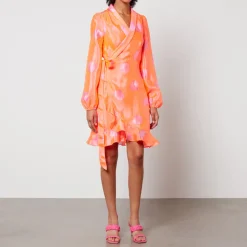 Dresses|Dresses|Dr. Martens Cras Lindacras Printed Satin Mini Dress - EU 34/UK 8