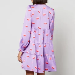 Dresses|Dresses|Cras Rachel Printed Satin Dress - EU 34/UK 6