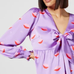 Dresses|Dresses|Cras Rachel Printed Satin Dress - EU 34/UK 6