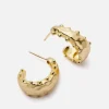 Jewellery|Dr. Martens Daisy London Amulet Bobble Hoop 18k Gold-Plated Earrings