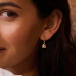 Jewellery|Dr. Martens Daisy London Apollo Sparkle 18k Gold-Plated Drop Earrings