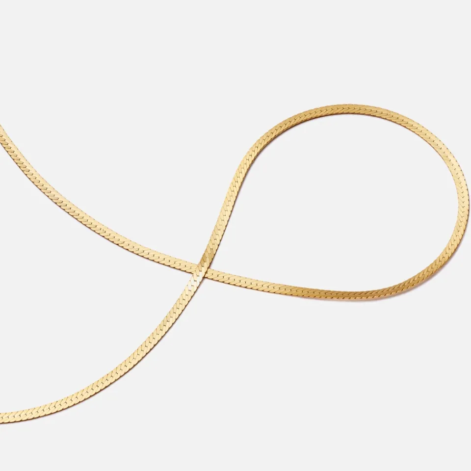 Jewellery|Dr. Martens Daisy London Fine Snake 18k Gold-Plated Necklace