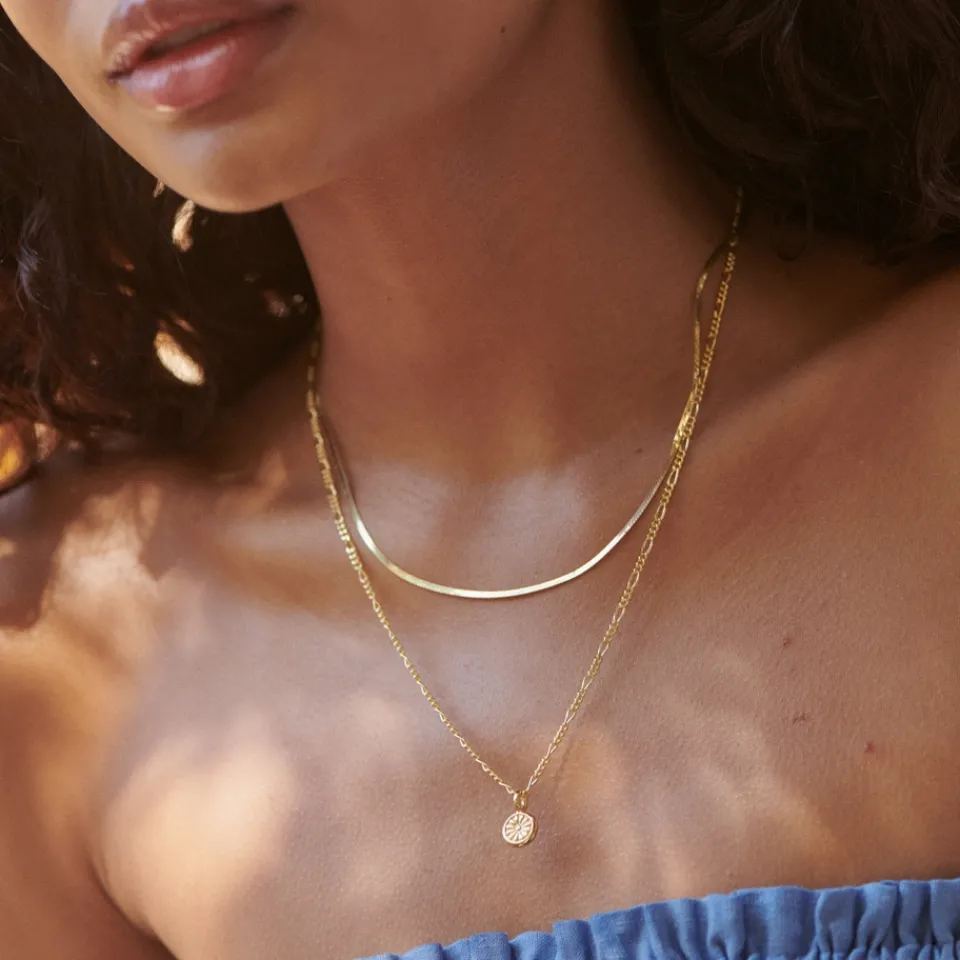 Jewellery|Dr. Martens Daisy London Fine Snake 18k Gold-Plated Necklace