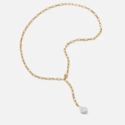 Jewellery|Daisy London X Polly Sayer Baroque Gold-Plated Necklace