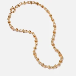 Jewellery|Daisy London X Polly Sayer Gold-Plated Knot Necklace