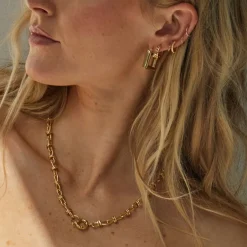 Jewellery|Daisy London X Polly Sayer Gold-Plated Knot Necklace