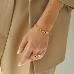 Jewellery|Dr. Martens Daisy London x Polly Sayer Knot 18k-Plated Bracelet